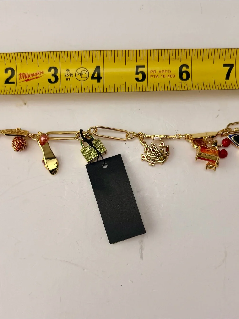 NWOT Kate Spade Gold Sweet Treasures Charm Bracelet